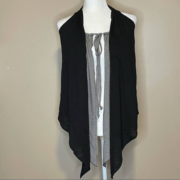 Lovestitch Layered Halter Vest size M Open Back - Picture 2 of 10